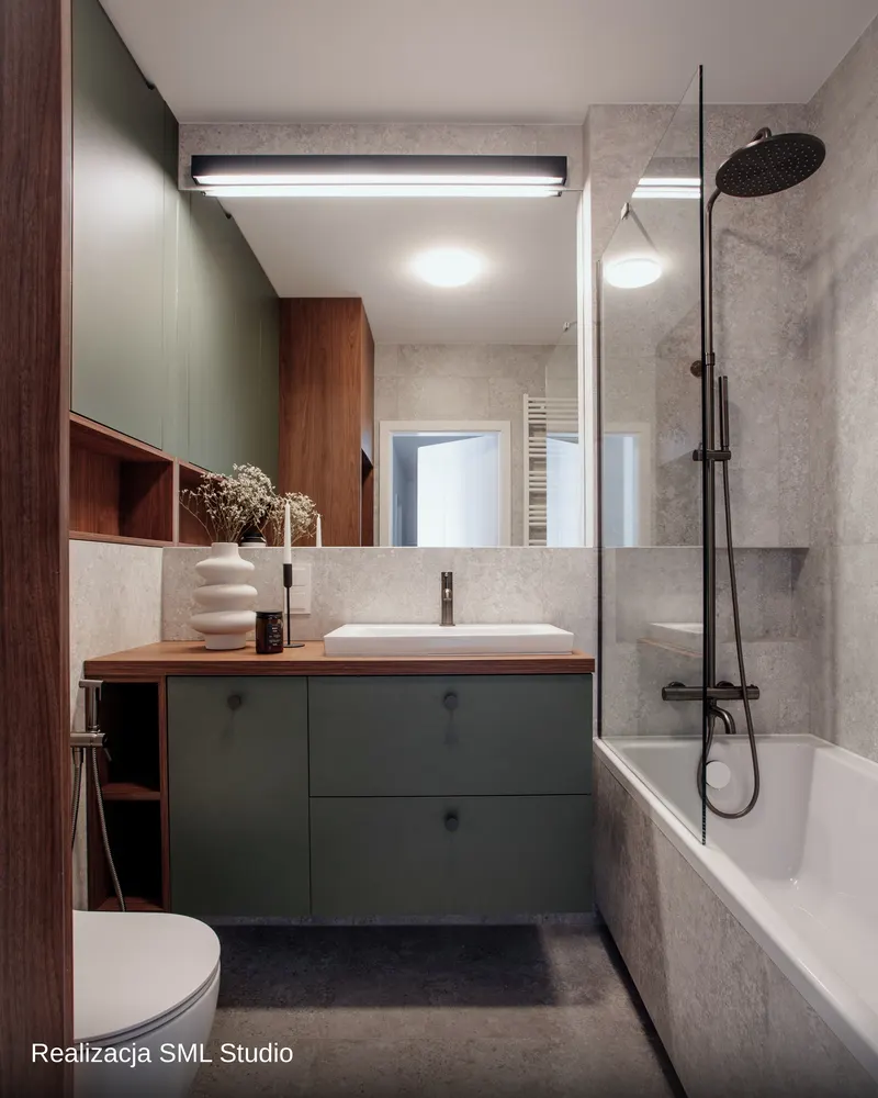 Łazienka z wanną — Realizacja SML Studio