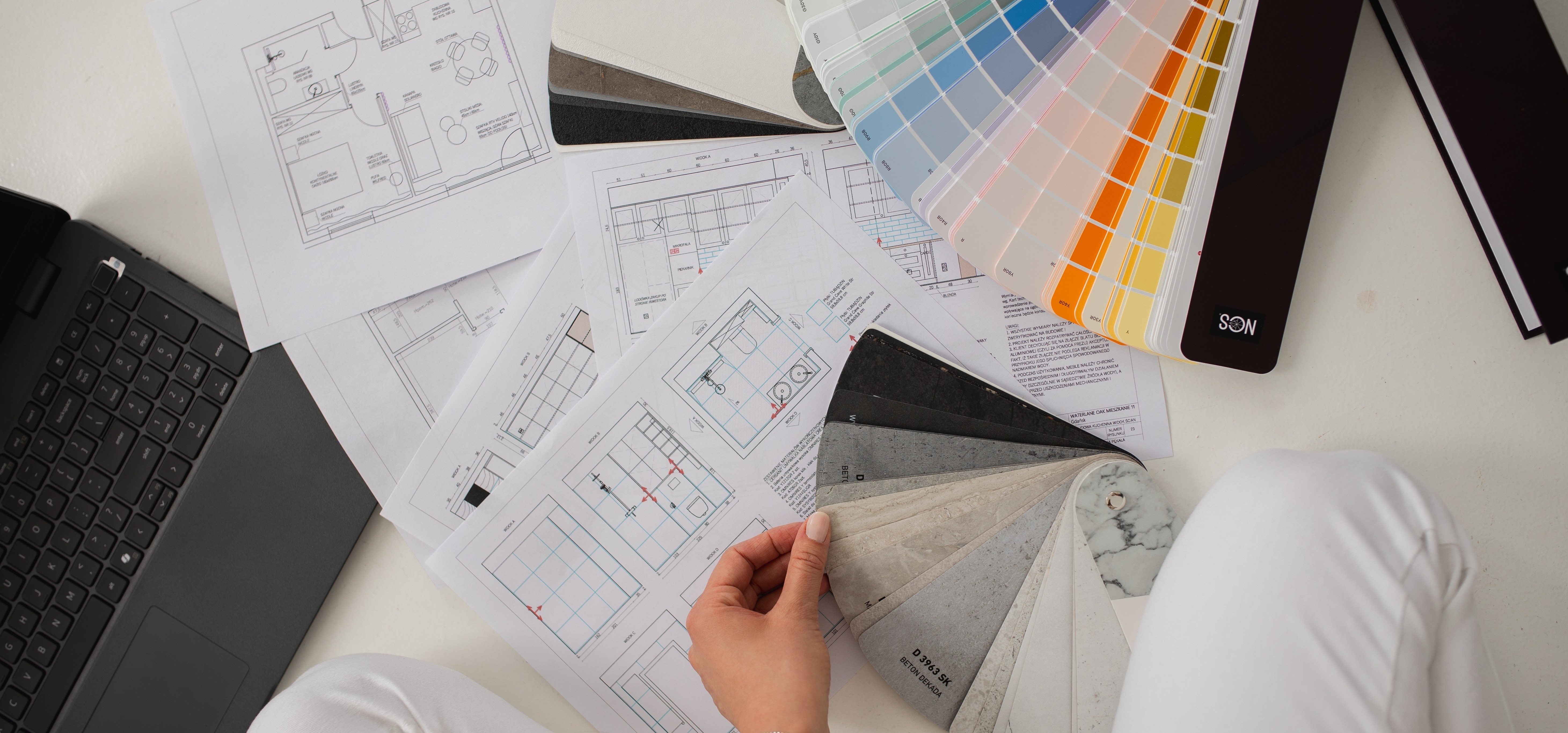 Dominika Pękała przy pracy